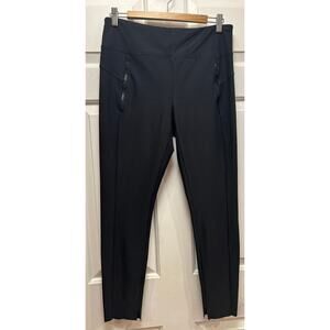 Athleta Stellar Tight Black High Rise Commute Travel Leggings, Size M